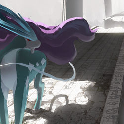 This is a pixiv picture whose title is スイクン.