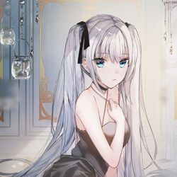 This is a pixiv picture whose title is 💙.