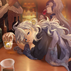 This is a pixiv picture whose title is マーリン.