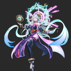 This is a pixiv picture whose title is 賢神のマスティマ.