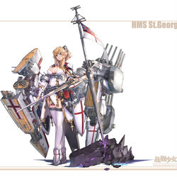 This is a pixiv picture whose title is HMS St.George.