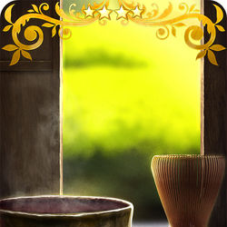 This is a pixiv picture whose title is 一服の茶.