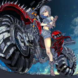 This is a pixiv picture whose title is 夜明けまでに.