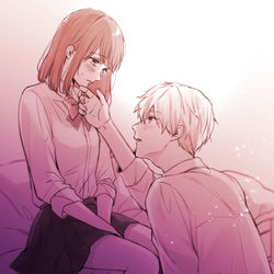 This is a pixiv picture whose title is 恋人の部屋で。.