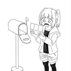 This is a pixiv picture whose title is 郵便受け.
