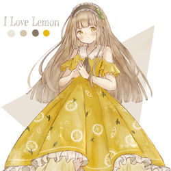 This is a pixiv picture whose title is I Love Lemon🍋.