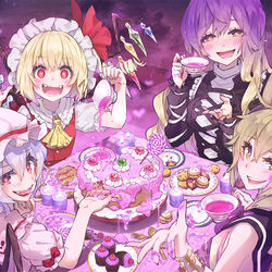 This is a pixiv picture whose title is 惡夢のお茶会へようこそ♥.