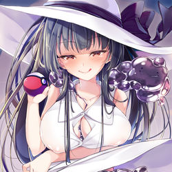 This is a pixiv picture whose title is きみの ” ポケモン ” とても強そうね♡.
