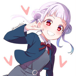 This is a pixiv picture whose title is ハローラブライブの嵐 千砂都 (あらしちさと) ちゃん💕.