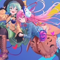 This is a pixiv picture whose title is こいここ.