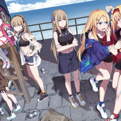 This is a pixiv picture whose title is 列家人的户外涂鸦.