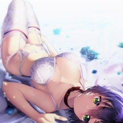 This is a pixiv picture whose title is うちのこランジェリー.