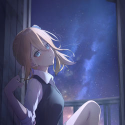 This is a pixiv picture whose title is 早坂愛.