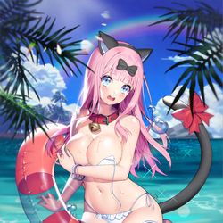 This is a pixiv picture whose title is 藤原千花.