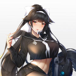 This is a pixiv picture whose title is 高雄校服.