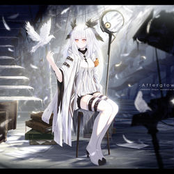 This is a pixiv picture whose title is -Afterglow-.