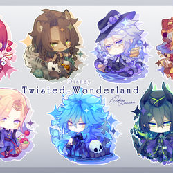 This is a pixiv picture whose title is ツイステ.