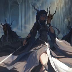 This is a pixiv picture whose title is 赎罪师.