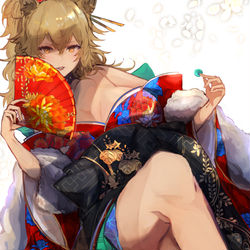 This is a pixiv picture whose title is シージさん(花魁).