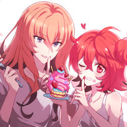 This is a pixiv picture whose title is キリぐだ♀if fgo②.