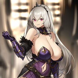 This is a pixiv picture whose title is 剣乙女-黒.