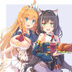 This is a pixiv picture whose title is ペコリーヌ & キャル.