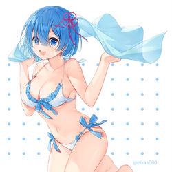 This is a pixiv picture whose title is 水着レム.