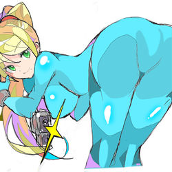 This is a pixiv picture whose title is ゼロスーツサムス.
