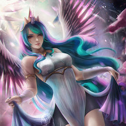 This is a pixiv picture whose title is Celestia.
