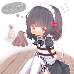 This is a pixiv picture whose title is メイド琉奈ちゃん2.