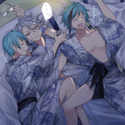 This is a pixiv picture whose title is 寝相.