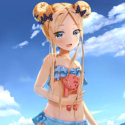This is a pixiv picture whose title is 水着アビーちゃん.