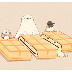 This is a pixiv picture whose title is 三等分.