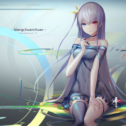 This is a pixiv picture whose title is 忘川IF.