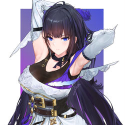 This is a pixiv picture whose title is 雷电芽衣.