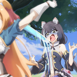 This is a pixiv picture whose title is だから鞘買えって言っただろ！ペコリーヌ！.