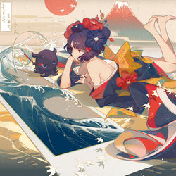 This is a pixiv picture whose title is 繪.