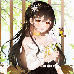 This is a pixiv picture whose title is 5月花.