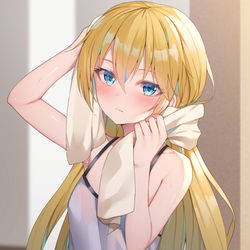 This is a pixiv picture whose title is 風呂上り.
