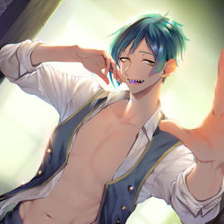 This is a pixiv picture whose title is ツイステ絵.