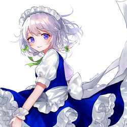 This is a pixiv picture whose title is 咲夜さん.