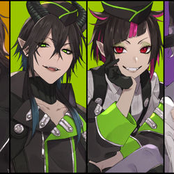 This is a pixiv picture whose title is twst.