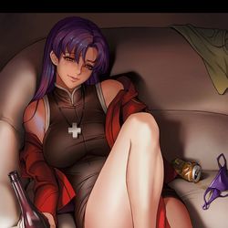 This is a pixiv picture whose title is 葛城美里.