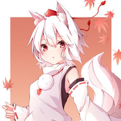 This is a pixiv picture whose title is 犬走椛.
