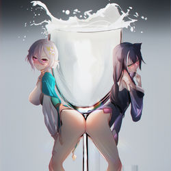 This is a pixiv picture whose title is 高脚杯.