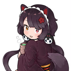 This is a pixiv picture whose title is 请慢用.