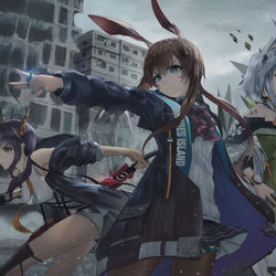 This is a pixiv picture whose title is 雨あがり.