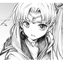 This is a pixiv picture whose title is セーラームーン描くやつ.