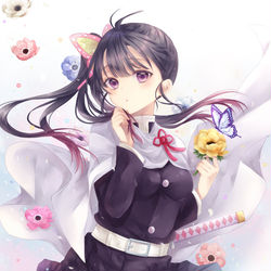 This is a pixiv picture whose title is 花一華.
