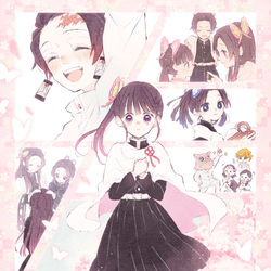This is a pixiv picture whose title is 栗花落カナヲ誕生祭2020.